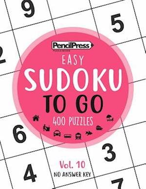SUDOKU TO GO (400 Puzzles, easy): Sudoku Puzzle Books for adults