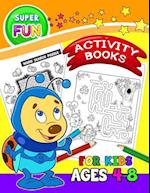 Super Fun Activity Books for Kids Ages 4-8