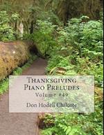 Thanksgiving Piano Preludes - Volume 49