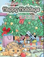 Color By Numbers Happy Holidays Coloring Book for Adults