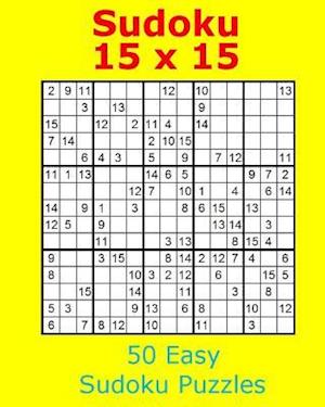 Sudoku 15 X 15 50 Easy Sudoku Puzzles