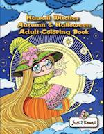 Kawaii Witches Autumn & Halloween Adult Coloring Book