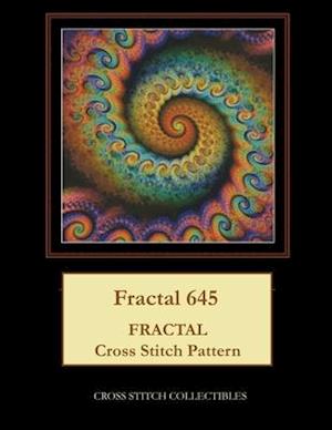 Fractal 645: Fractal Cross Stitch Pattern
