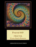 Fractal 645: Fractal Cross Stitch Pattern 