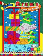 Jumbo Christmas Color by Number for Kids