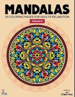 Mandalas 50 Coloring Pages for Adults Relaxation Vol.8