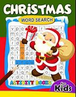 Christmas Word Search Activity Book for Kids