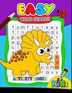 Easy Word Search Activity Book for Kids