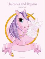 Unicorns and Pegasus Coloring Book 1