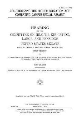 Reauthorizing the Higher Education ACT