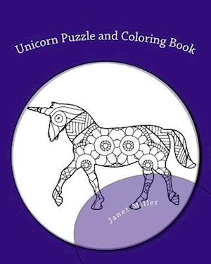 Unicorn Puzzle and Coloring Book