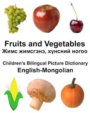 English-Mongolian Fruits and Vegetables Children's Bilingual Picture Dictionary
