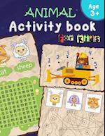 Animal Activity Book for Kids Age 3+