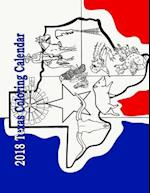 2018 Texas Coloring Calendar