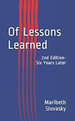 Of Lessons Learned