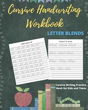 Cursive Handwriting Workbook Letter Blends