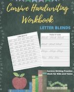 Cursive Handwriting Workbook Letter Blends