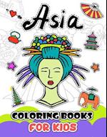 Asia Coloring Books for Kids