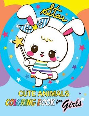 Cute Animals Coloring Book for Girls