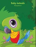 Baby Animals Coloring Book 3 & 4
