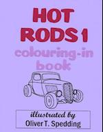 Hot Rods 1 Colouring-In Book