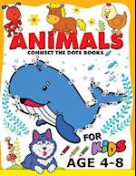 Animals Connect the Dots Books for Kids Age 4-8