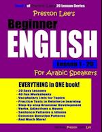 Preston Lee's Beginner English Lesson 1 - 20 for Arabic Speakers