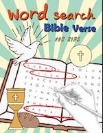 Word Search Bible Verse for Kids