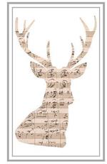 Manuscript Antler Stag Head