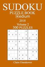 300 Medium Sudoku Puzzle Book - 2018