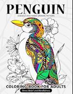 Penguin Coloring Book for Adults