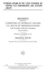 Veterans Affairs in the 112th Congress