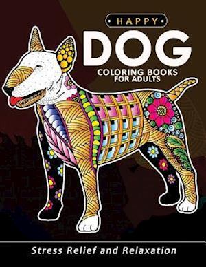 Happy Dog Coloring Books for Adults