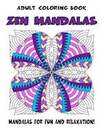 Adult Coloring Book Zen Mandalas