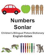 English-Uzbek Numbers/Sonlar Children's Bilingual Picture Dictionary