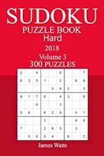 300 Hard Sudoku Puzzle Book - 2018