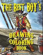 The Best Boy's Drawing & Coloring Book