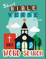 Short Bible Verse Word Search for Kids