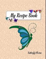 My Recipe Book, Butterfly Theme