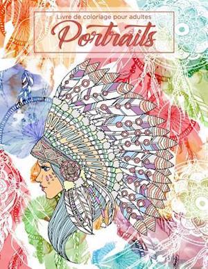 Livre de Coloriage Pour Adultes Portraits 1