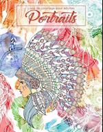 Livre de Coloriage Pour Adultes Portraits 1