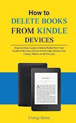 How to Delete Books from Kindle Devices