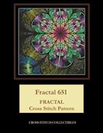 Fractal 651: Fractal Cross Stitch Pattern 