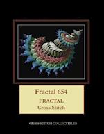 Fractal 654: Fractal Cross Stitch Pattern 