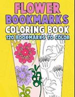 Flower Bookmarks Coloring Book