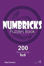 Numbricks - 200 Easy Puzzles 9x9 (Volume 4)