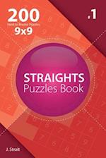 Straights - 200 Hard to Master Puzzles 9x9 (Volume 1)