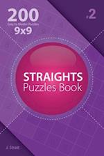 Straights Puzzles Book - 200 Easy to Master Puzzles 9x9