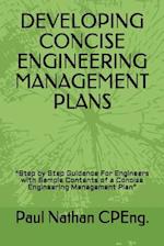Developing Concise Engineering Management Plans
