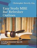 Easy Study MBE Bar Refresher Outlines